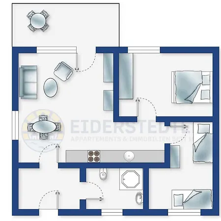 Apartment Wohnung Og Seute Deern Id 029